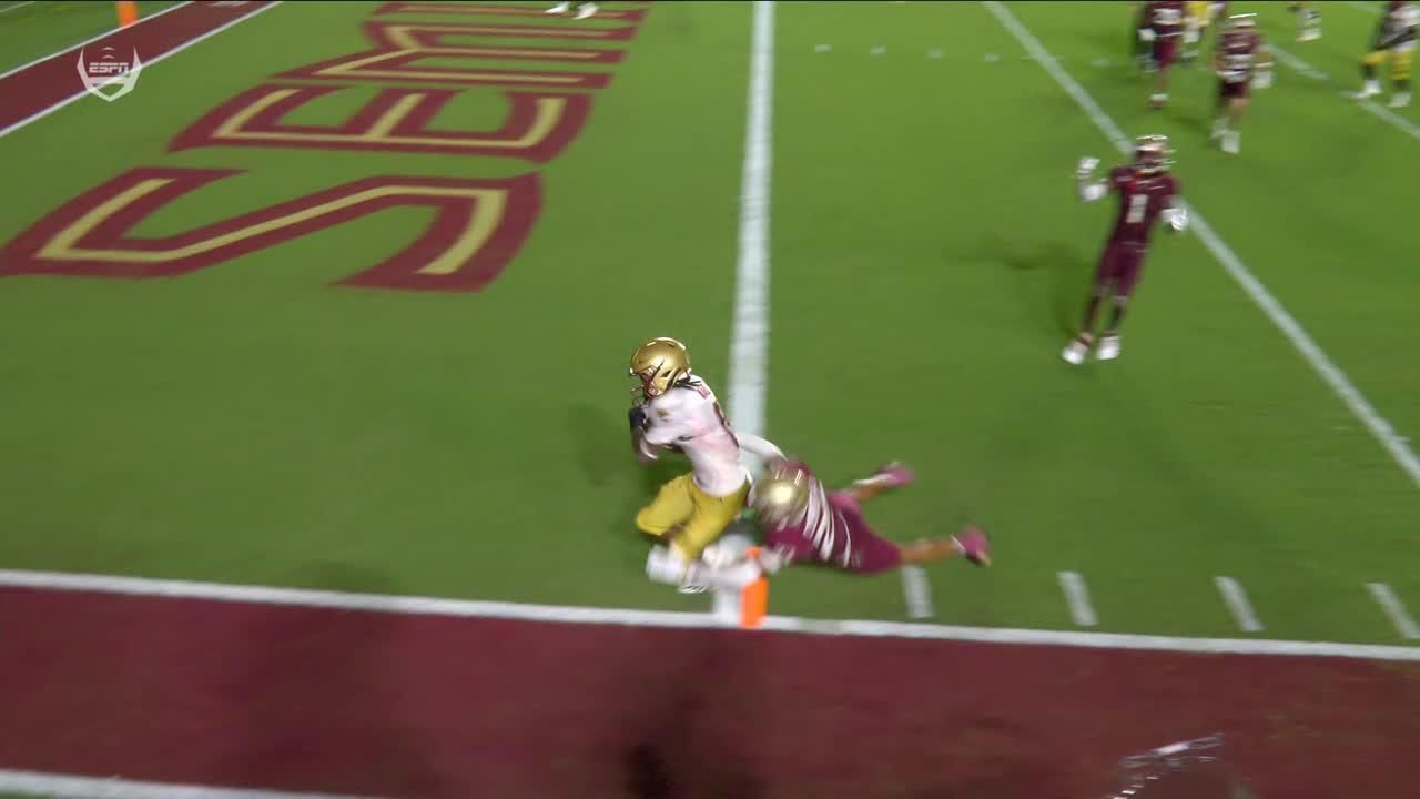 Treshaun Ward hauls in the TD to boost BC's lead