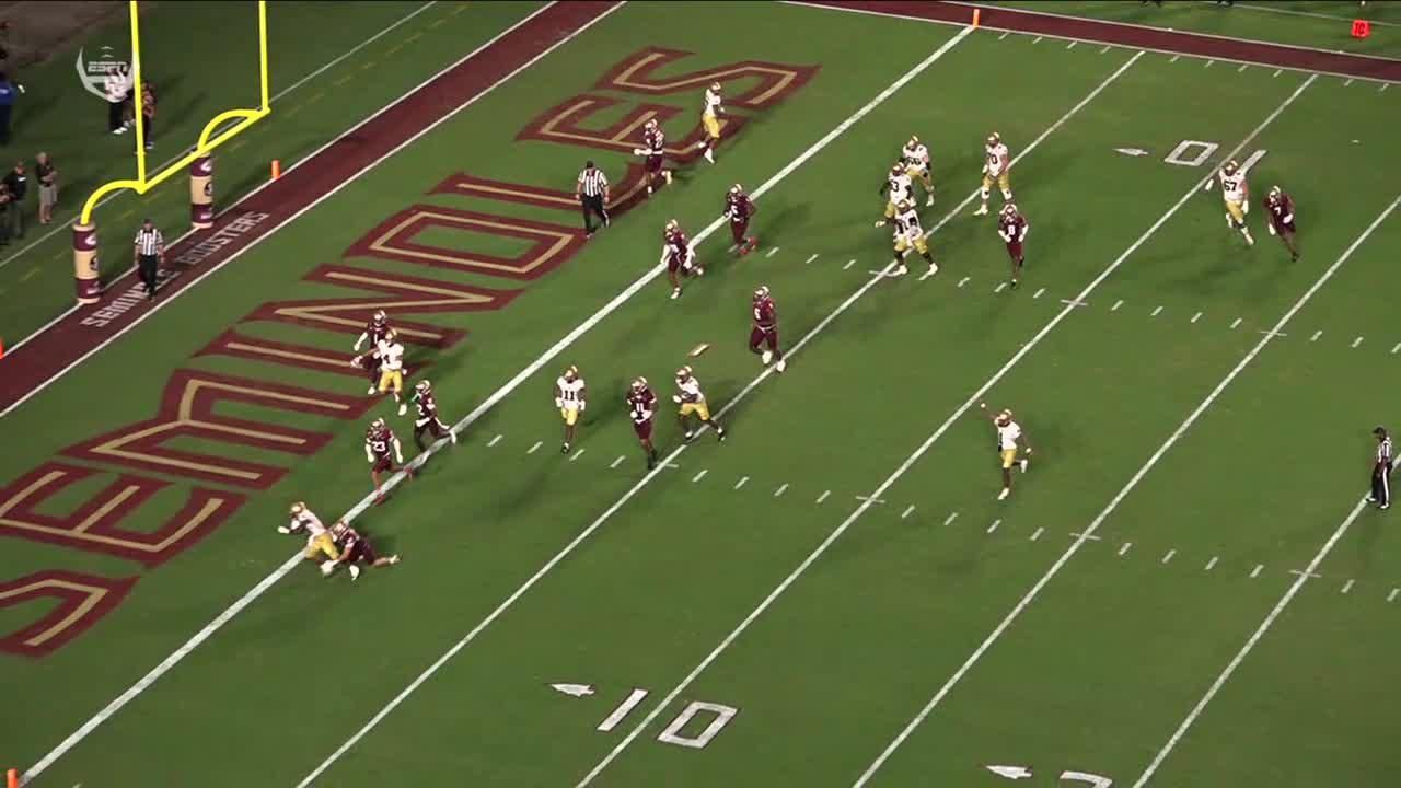 Kye Robichaux catches TD as BC capitalizes on INT