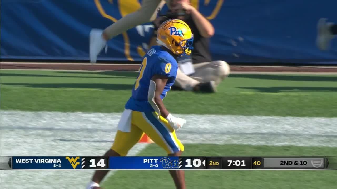Desmond Reid's 2nd TD pulls Pitt closer