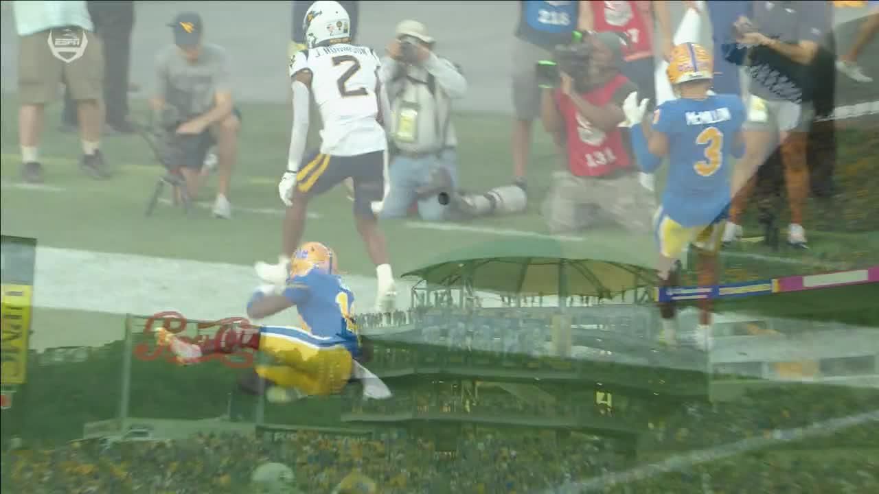 Garrett Greene airs it out for 28-yard touchdown pass
