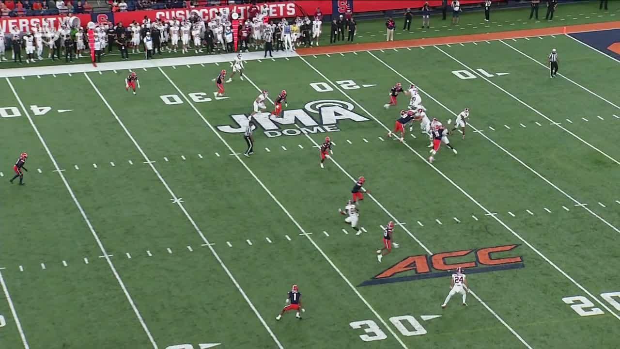 Picked! Stanford throws interception