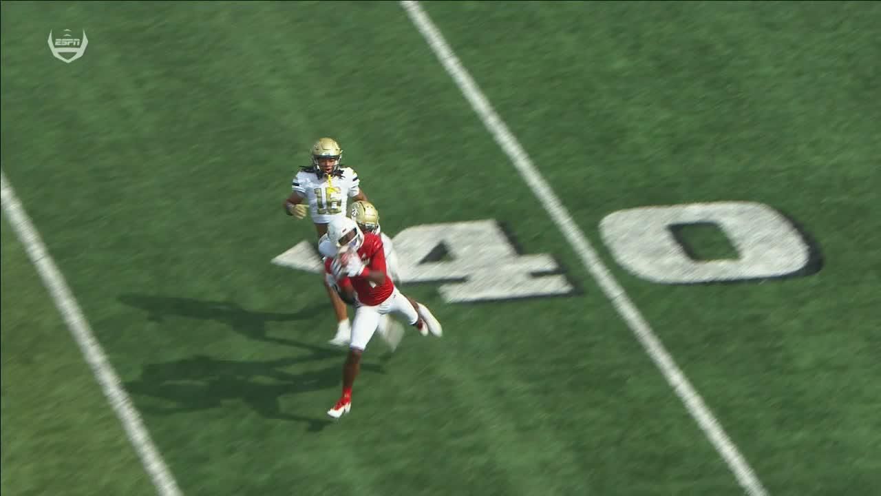 Ja'corey Brooks shows the hands on 42-yard reception