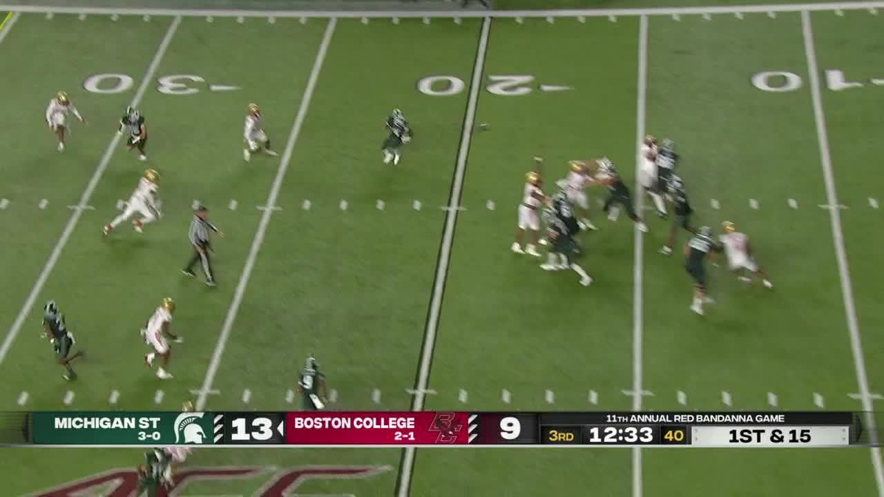 Amari Jackson picks off Michigan State