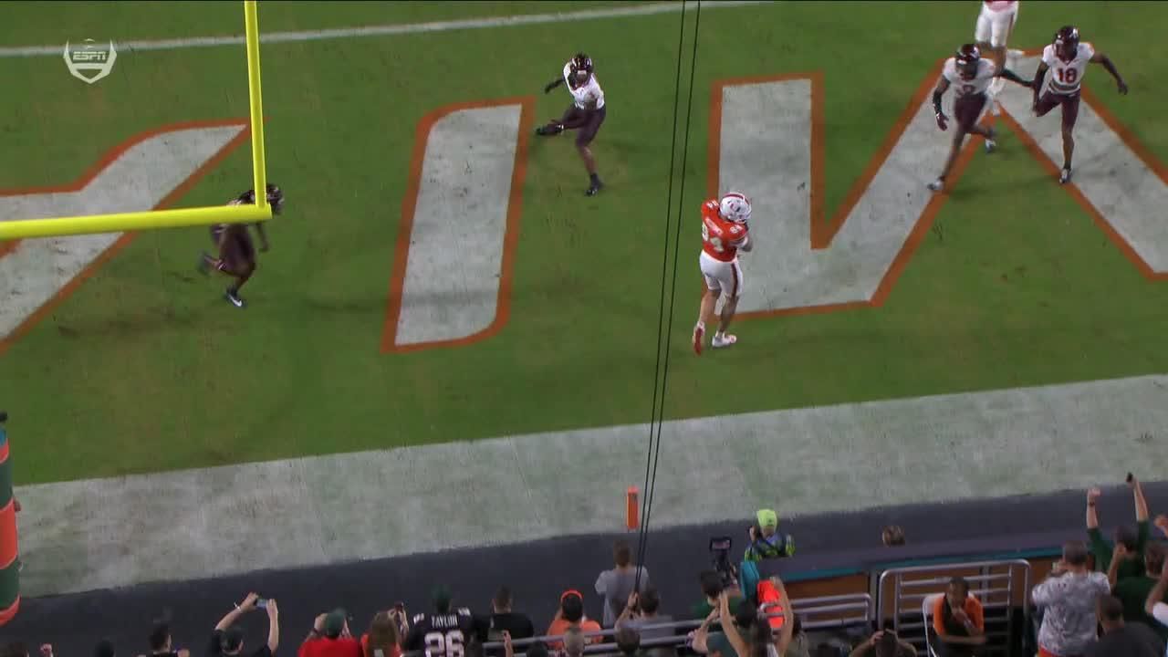 Cam Ward finds Cam McCormick in the back of the end zone for a TD