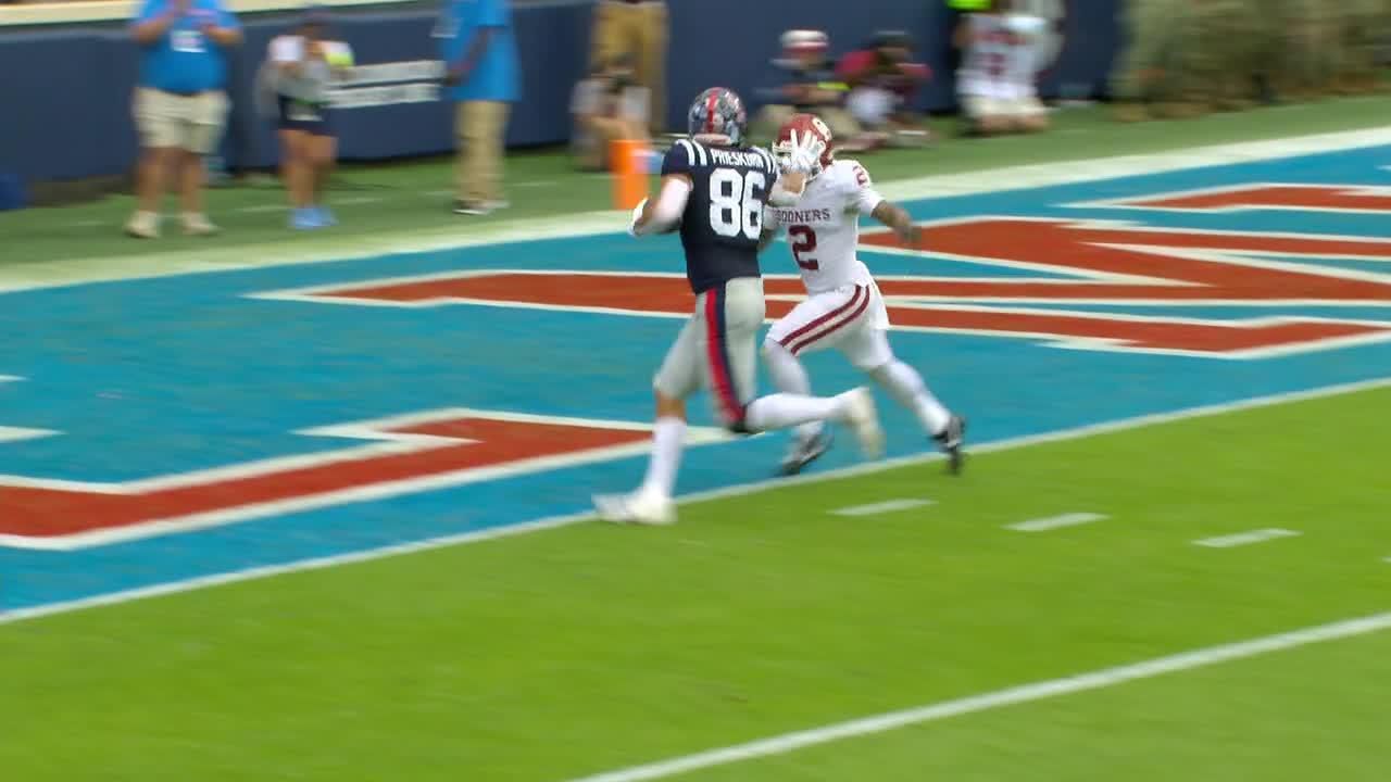 Caden Prieskorn's 24-yard TD catch gives Ole Miss the lead