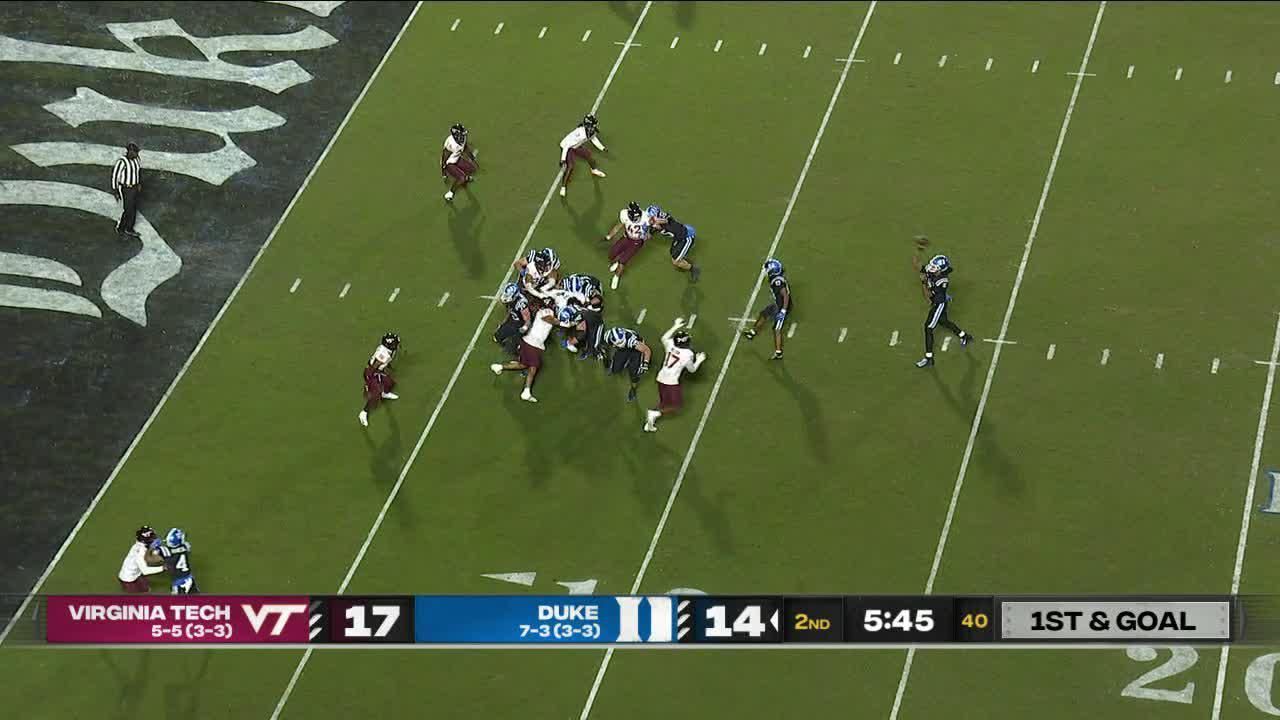 Maalik Murphy throws 7-yard touchdown pass vs. Virginia Tech