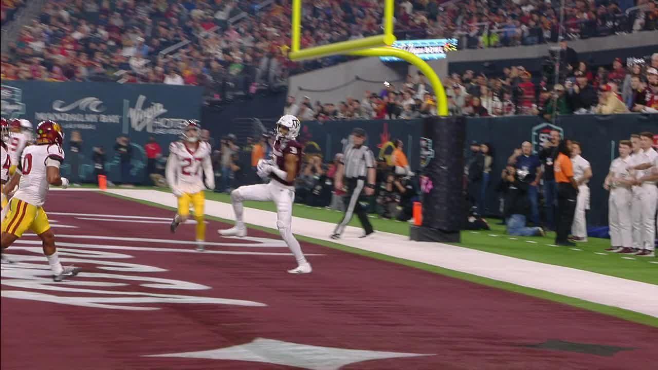 Texas A&M scores first on Noah Thomas' TD catch