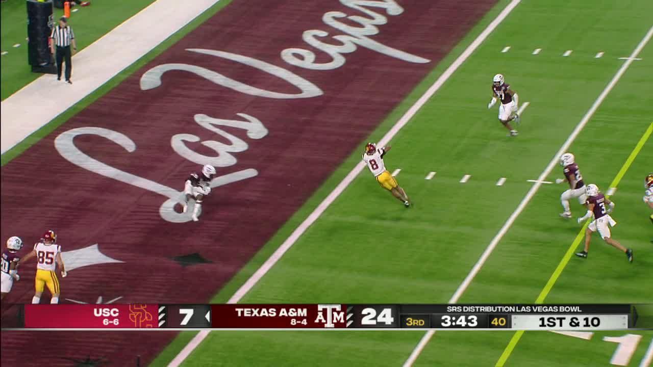 Ja'Kobi Lane keeps USC within a score with 17-yard TD